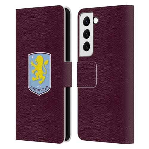 Coque Samsung S22 Aston Villa éviter rayures étui cuir rabat portefeuille