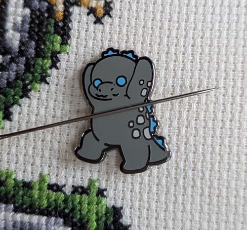 Goji-Kun Magnetic Needle Minder, Cross Stitch Embroidery Accessory, Decorative Needlework Tool image 5