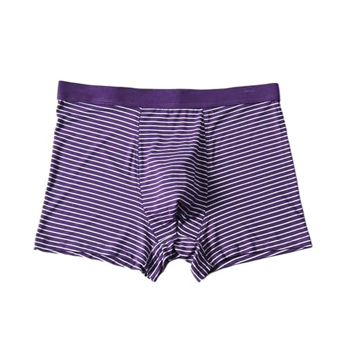 Genérico Slip Hombre - Pantalones Cortos De Rayas para Hombre Transpirables De Gran Tamaño Y con Cuatro Esquinas