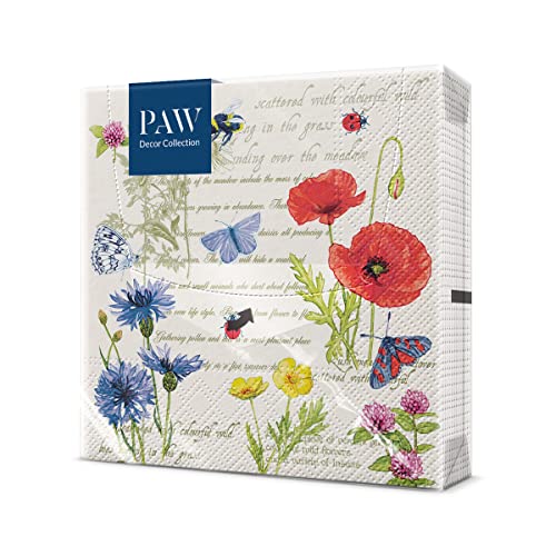 Paw Decor Collection SIVE Servilletas de papel para el almuerzo Decoupage Evento Fiesta VINTAGE VERANO SDL129200 Cover