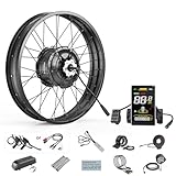BAFANG Ebike Conversion Kit 48V 1000W - Rear Hub Motor for 26" Fat Tire Bikes with SW2-M58 Display (No Battery Included) | Conquer Deep Snow, Winter Trails, Sand & Off-Road Terrain