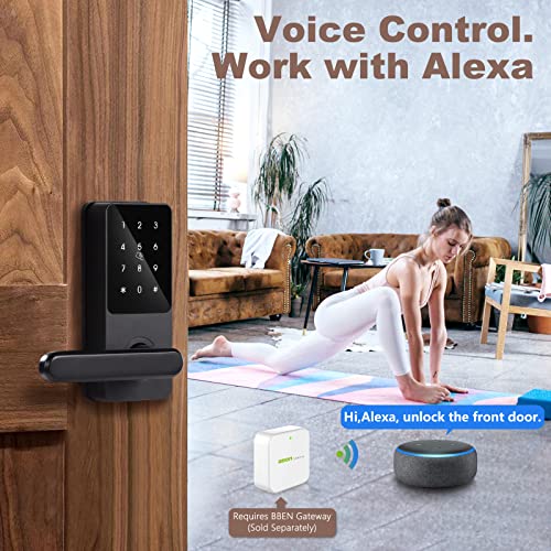 Left Handle Keypad Door Lock, Latchbolt Lock Electronic, Keyless Entry Door Lock, Bluetooth Keypad Lock, Keyless Door Lock, Keypad Entry Door Lock, Passcode Code Door Lock, Digital Smart Door Lock #TOP2