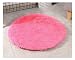 Alfombrillas para Perros Suaves y Cálidas Mantas de Forro Polar Redonda Cojín de Estera de Cama para Dormir para Cajón,Colchón Sofá Almohada para Perros Pequeños y Gatos Rose 60cm