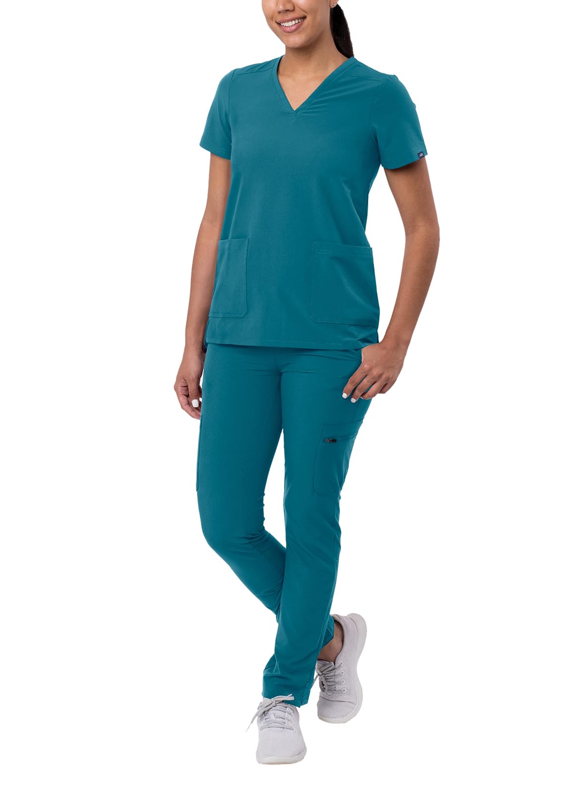 Adar Uniforms Women's A9200cbbm Medical Scrubs, Caribbean Blue, M UK