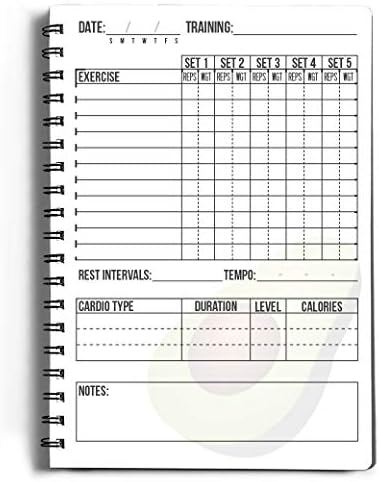 Workout Log Gym - XL A5 Gym, Fitness, and Training Diary - Set Goals, Track 100 Workouts and Record Progress