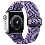 SAMYERLEN Stretchy Solo Loop Bands Compatible with Apple Watch Band 38mm 40mm 42mm 44mm for Men...