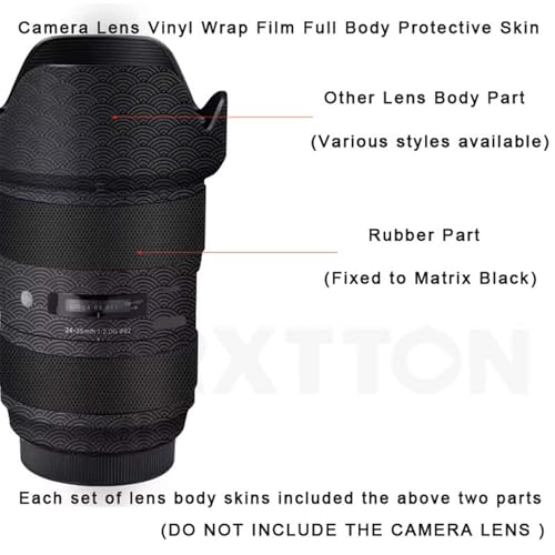 Skin Protector Anti-Scratch para Lente Sigma Art 24-35mm F2 DG para Montura Canon EF miniatura 3