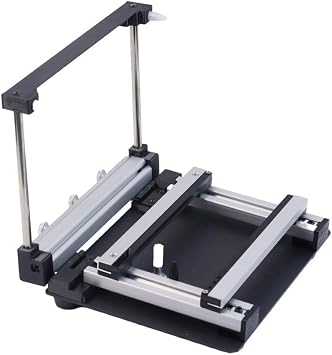 Steel Mesh Solder Paste Printing Table, Manual Small Screen Printing Station, PCB Stencil Printer with Adjustable Thickness