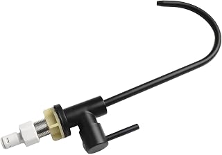 Grifo de filtro de agua para fregadero, grifo de fregadero de cocina de acero inoxidable, grifo de ósmosis inversa sin plomo, grifo de agua potable (negro)