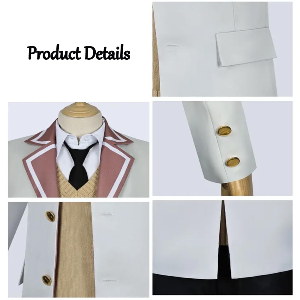 Kuze Masachika kostium cosplay, anime, cosplay, mundurek szkolny, pełny zestaw z peruką, Halloween, Boże Narodzenie, do odgrywania ról, stroje dla mężczyzny