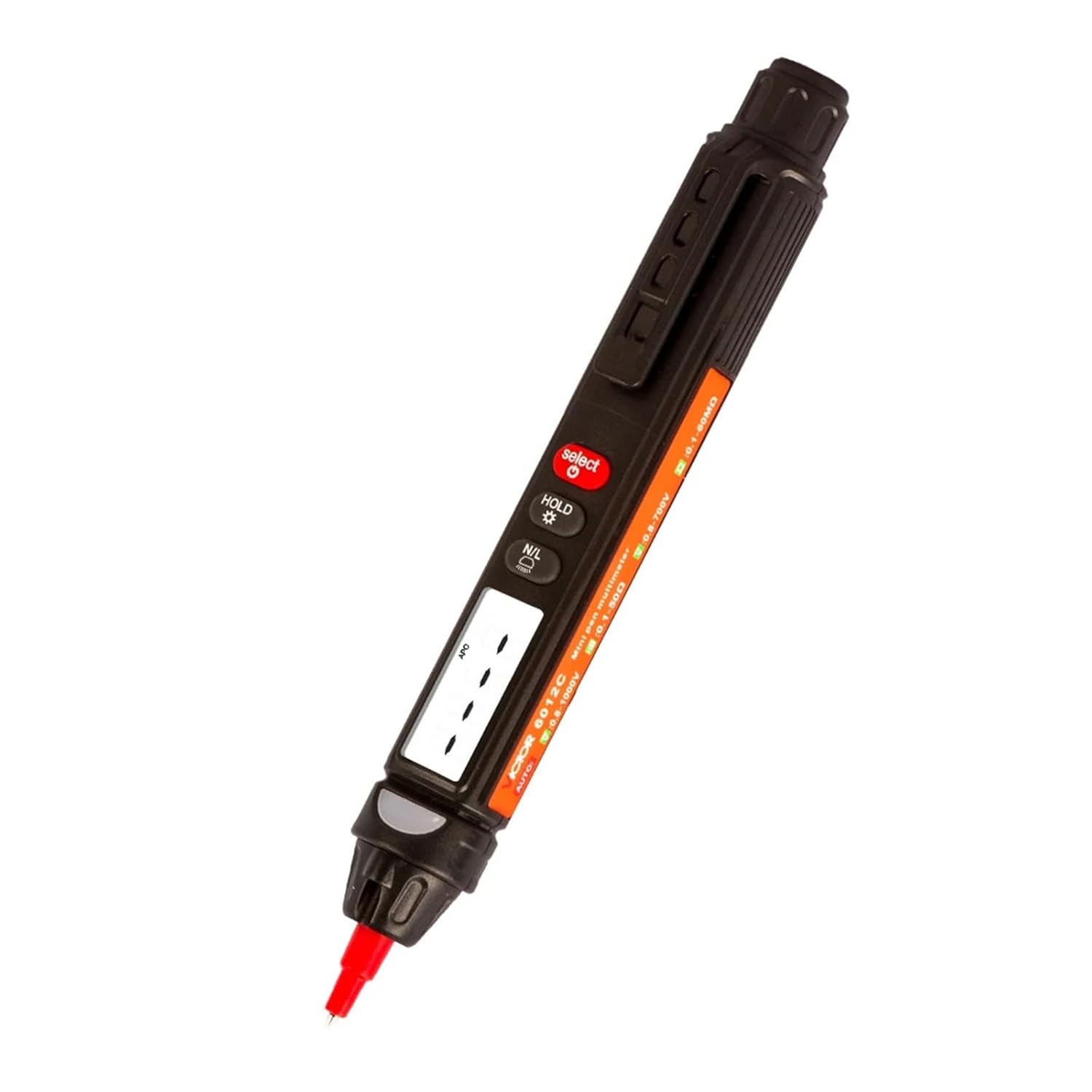 Digital Multimeter Voltage Tester Pen Handheld Auto Identify Voltage Current Resistance Electric Multimetro Testers(6012D)