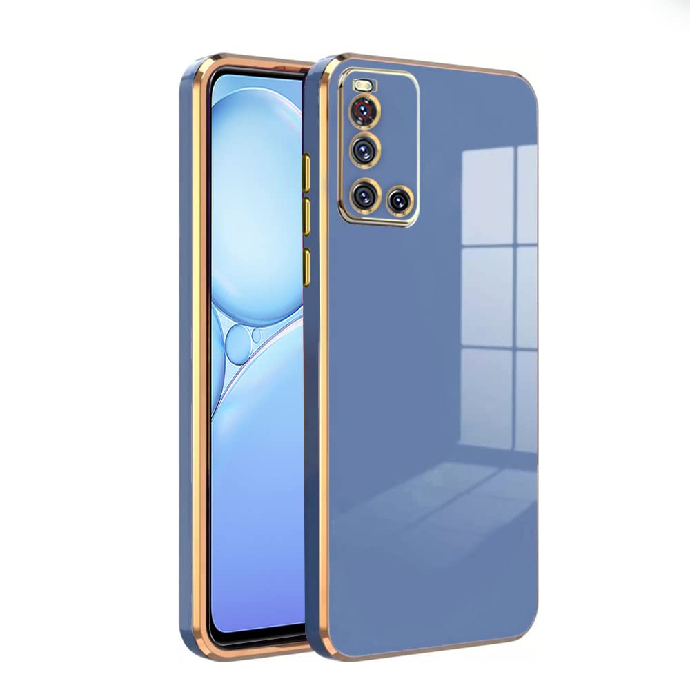 KARWAN®️ Luxury 6D Chrome Back Cover Case Compatible for Vivo V19 |Slim Shockproof Soft TPU | Raised Lips Protection | Camera Protection | Stylish Back Case and Cover | - Blue (B0BSV6Y6M5) Amazon Price History, Amazon Price Tracker