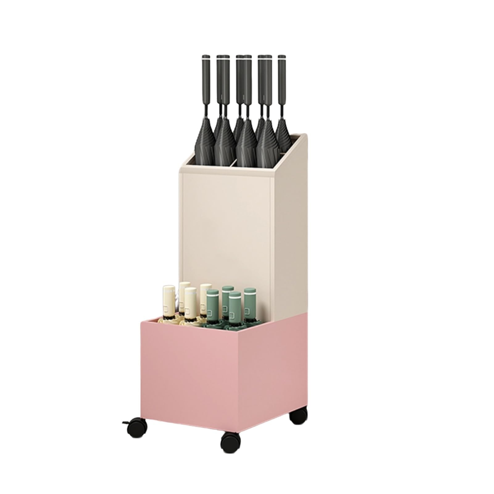 HYLYGFH Freestanding Umbrella Holder Stand - Stylish Entryway nizer with Space-Saving Design for Home & Office - Durable Storage Solution for Umbrellas