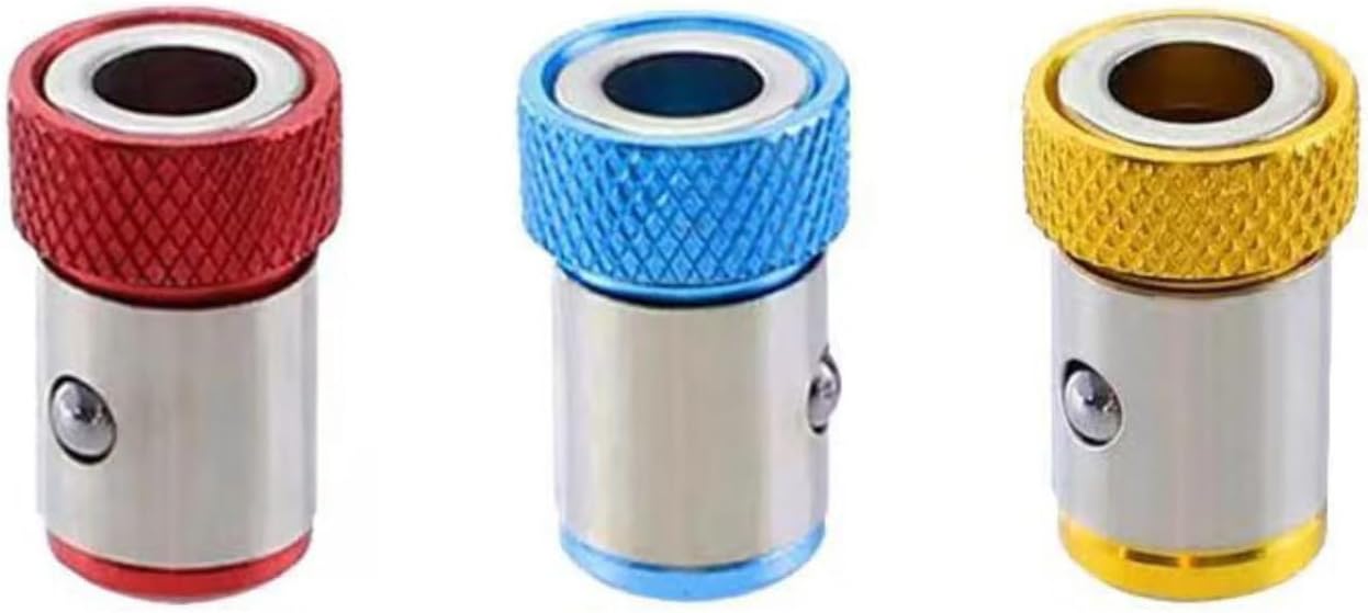 3 Pcs Magnetic Drive Socket Sets for 1/4 Inch/6.35mm Hex Screwdriver Fastener Drive Bit