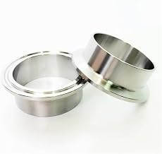 Sanitary clamp 25mm 1" Pipe OD Butt Weld x1.5" Tri Clamp SUS 304 Stainless Steel Sanitary Fitting Coupling Homebrew