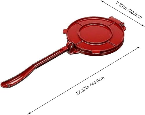 Miniatura 7 de Hemoton Prensa plegable de tortilla de aluminio, Tortilla y Roti Maker,Máquina de tortilla de prensa de pasta,Prensa de tortilla de harina,Máquina