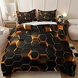 Bettbezug Set 135x200cm Schneebedeckter Berg Bettwäsche Set Landschaft Jugendliche Erwachsene 3...