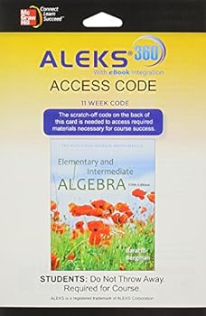 Aleks 360 Access Card (11 Weeks) for Elementary and Intermediate Algebra