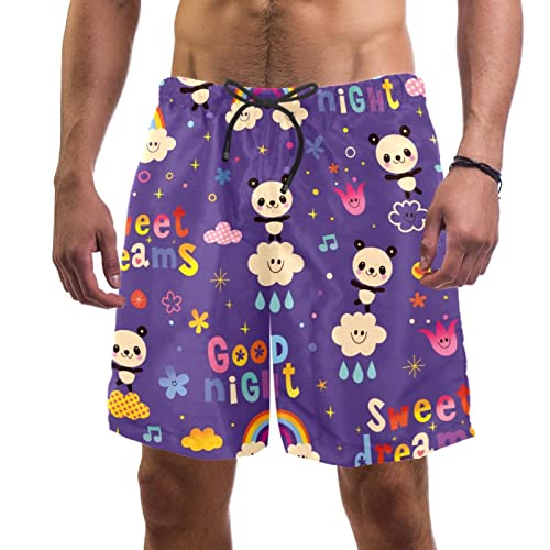 Short de plage à séchage rapide HadHfun respirant pour hommes actifs