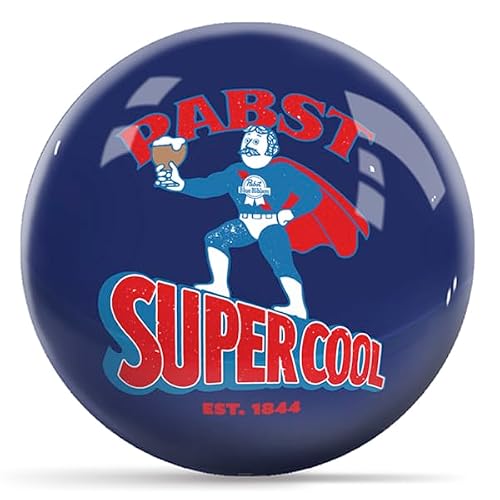 On The Ball Bowling Pabst Supercool Blue 16lb