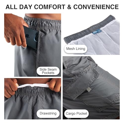 Kanu Surf Men's Havana Swim Trunks (Regular & Extended Sizes)3