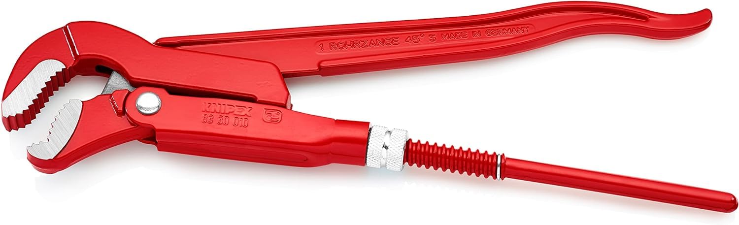 KNIPEX Giratubi con ganasce ad S rossa, verniciata a polvere 320 mm, 83 30 010