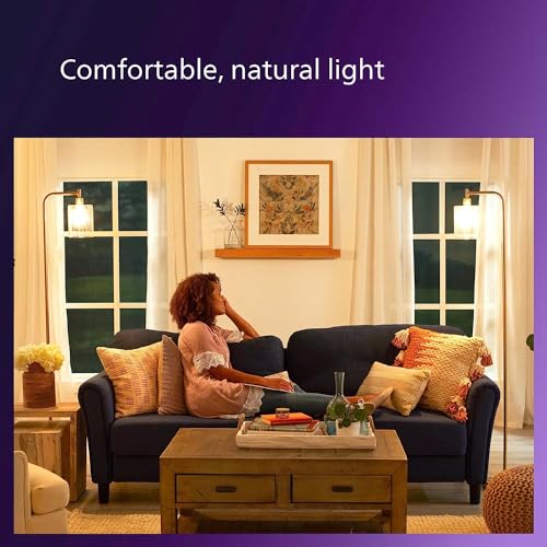 PHILIPS LED 60W BA11 E26 Base 3-Pack Ultra Definition Soft White (2700K) 500 Lumen (5W=60W) Dimmable Clear No Flicker Candelabra Light Bulbs - image 5