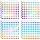 Simarro 12 Sheets Number Stickers (1-400), Self-Adhesive Waterproof Round Stickers for Organizing Nail Polish Bottle, Nail Sample Stick, Lipstick