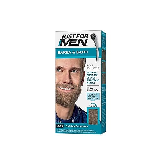 Miniatura 10 de JUST FOR MEN Color Gel Bigote  Beard M-45 marrón oscuro 1 cada uno paquete de 2