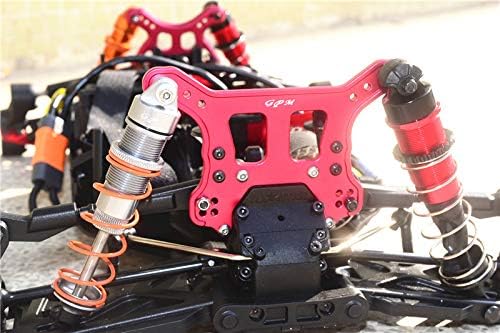 GPM Upgrades Aluminum Rear Shock Tower for 1/8 4WD Typhon 6S BLX Buggy ARA106046 & 1/8 4WD RTR Typhon 6S BLX Buggy RC Cars (Black)