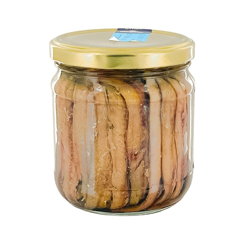 Filets d'anchois de Cetara à l'huile de tournesol – Grand pot