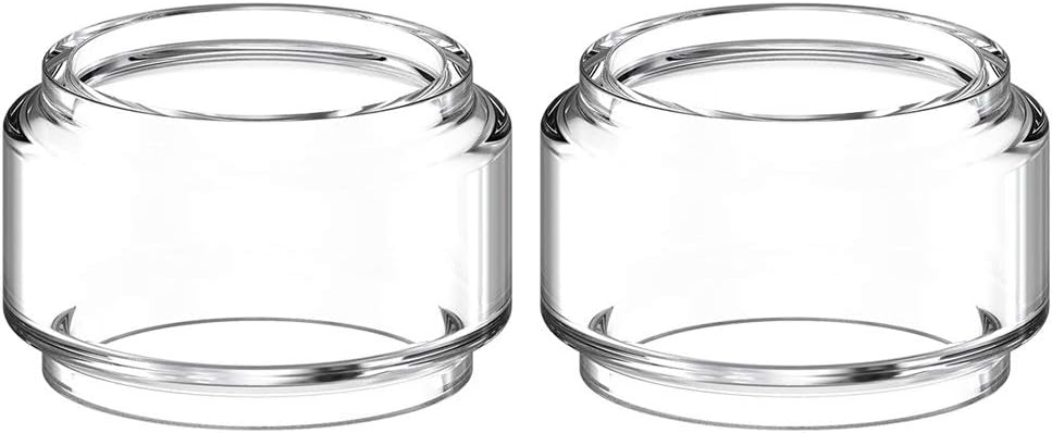 Furuipeng 2X Bulb Pyrex Tube Pieces for Snowolf Mfeng Kit Wolf Tank Fatboy Bubble Replacement Glass (Snowwolf Wolf Tank)
