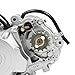 LIYUANJUN 125CC Engine Motor, 4-Stroke Semi Auto Engine for Go Kart ATV Quad Bike Buggy CDI/Air Cooling System Single-Cylinder with Reverse and 3 Forward Electrical Start