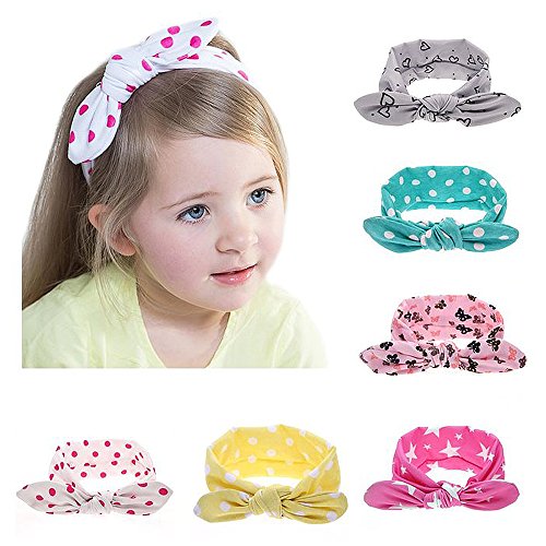 WOOLINK My Little Baby Baby Elastic Hair Hoops Headbands Girl's Fashion Soft Hairbands 6 pcs