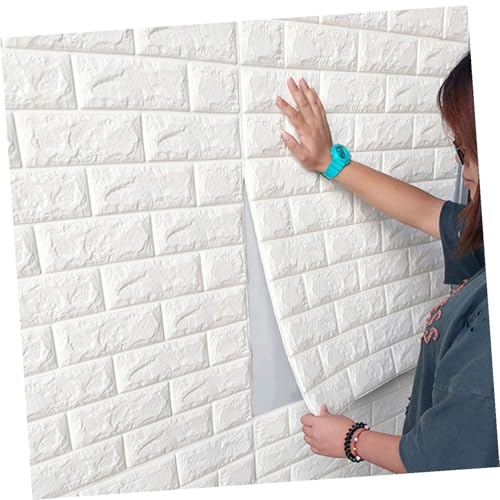 Paneles de Ladrillo 3D Revestimiento Pared Autoadhesivo Espuma XPE SOLUSTRE 10x 6