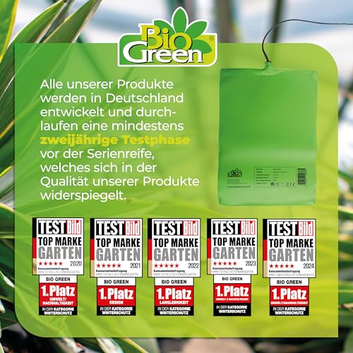 Bio Green Anzuchtbooster Heizmatte für Pflanzen | 25 x 35 cm | 15 Watt | wasserdichte Wärmeplatte | Turbo für Ihre Samen | für Keimung & Stecklinge
