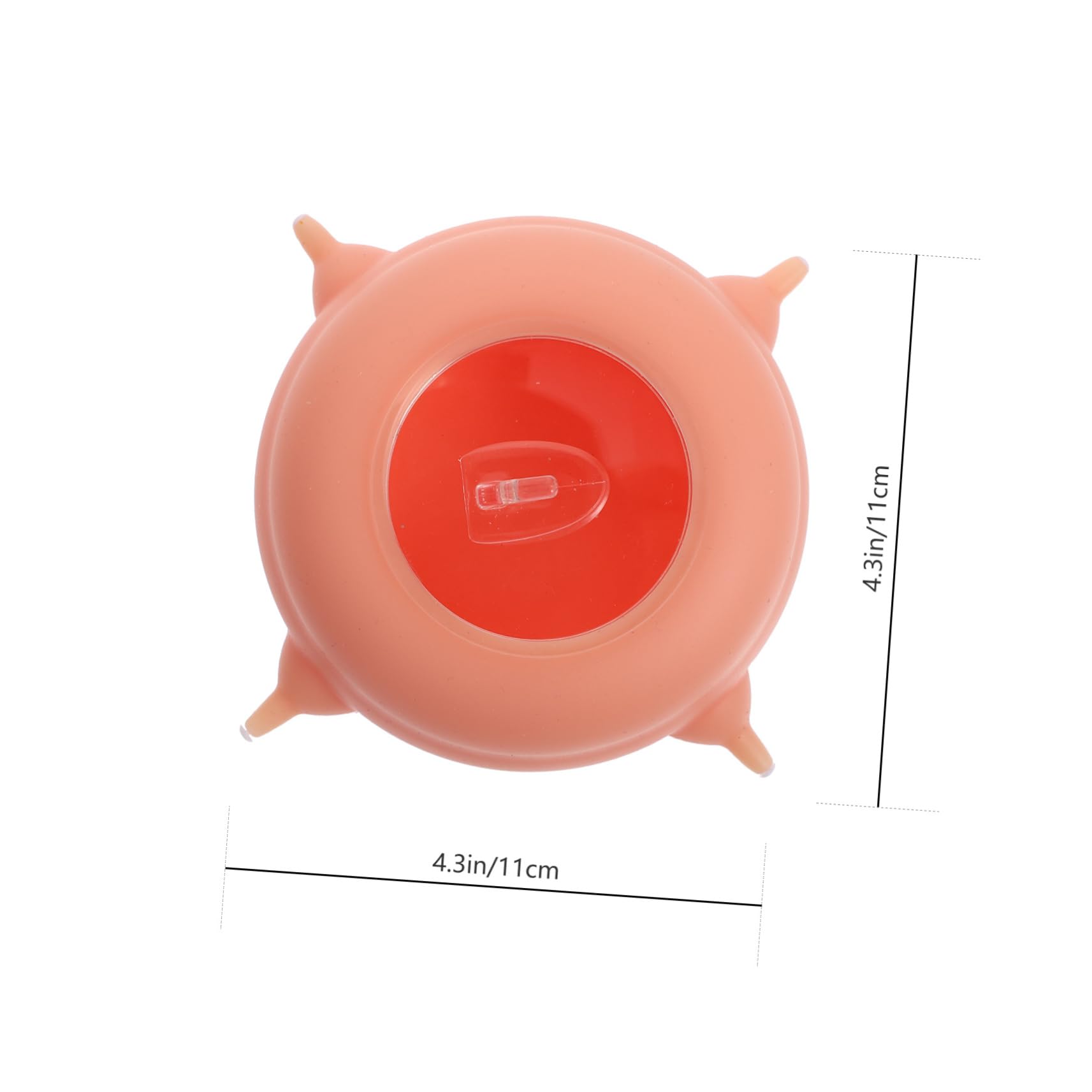 VANZACK Comedero Fácil de Limpiar y Almacenar de Silicona Rosa para Mascotas Recién Nacidas Herramienta para Alimentar Cachorros y Gatitos en Casa