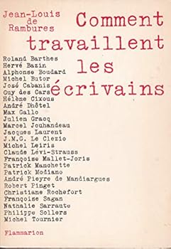 Paperback Comment travaillent les écrivains [French] Book