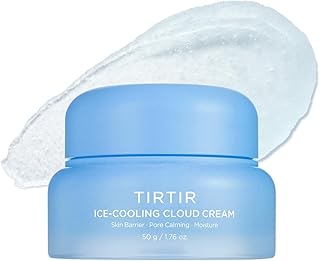 TIRTIR Ice-Cooling Cloud Cream | -4.36°C Instant Cool Down Firming Face Moisturizer for Day and Night Korean Skincare (1.76 Fl Oz)