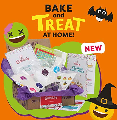 BAKETIVITY Kids Baking DIY Activity Kit - Bake Delicious HALLOWEEN COOKIES with Pre-Measured Ingredients – Best Gift Idea for Boys and Girls Ages 6-12 - Thumbnail 5