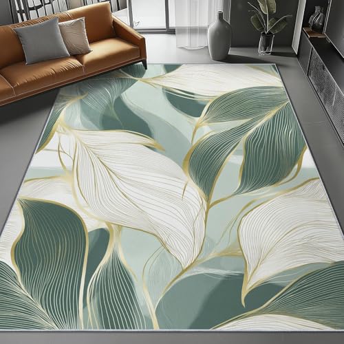 Tapis de salon texture minimalisme vert blanc doux tapis cuisine