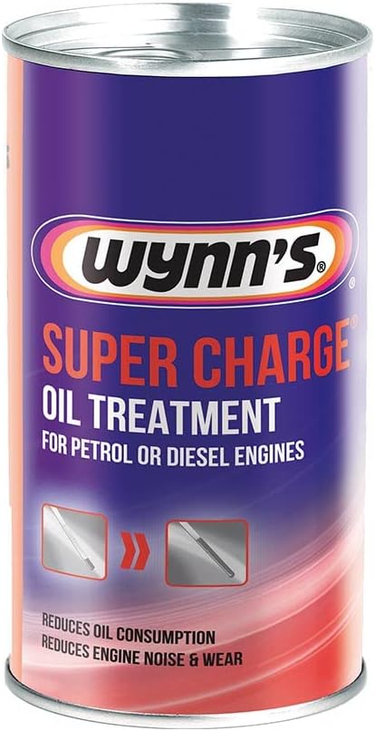 Wynn's Super Charge Oil Treatment - Enhances Viscosity - Restores Compression & Pressure - Reduces Oil Consumption & Smoke Emissions - Prevents Metal Contact & Engine Wear - 425ml