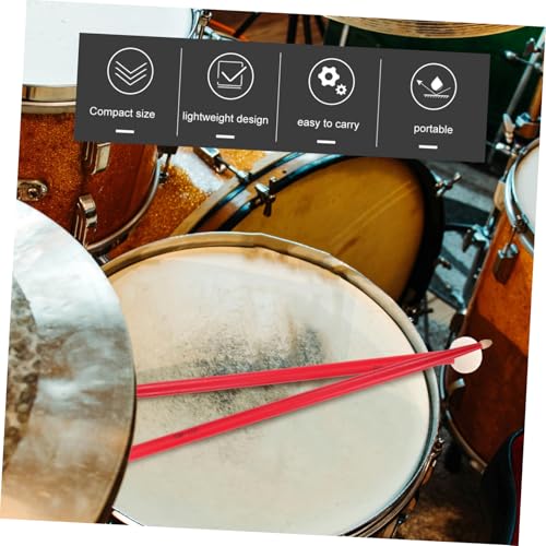 Baquetas Maple con Cabeza de Fieltro Dual para Percusión miniatura 7