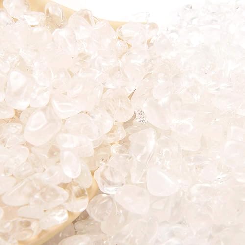 Miniatura 8 de Chips de piedra de cristal caído de 1 libra  Forma irregular triturada  Piedras de cristal decorativas para el hogar y el jardín para jarrón de