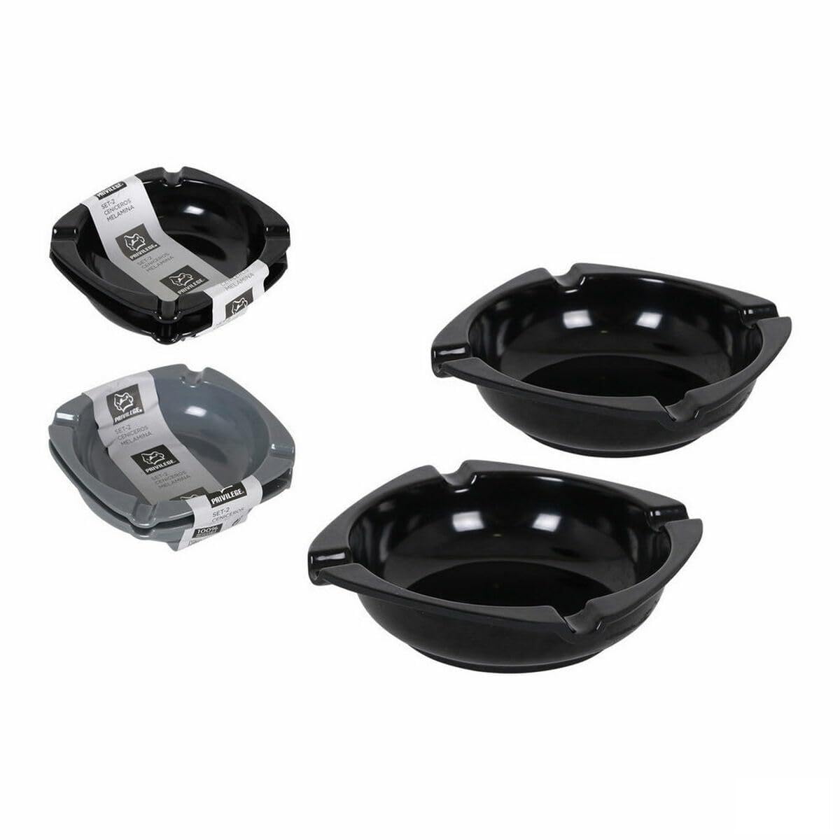 Cendrier mélamine 10 cm Privilege robuste et élégant