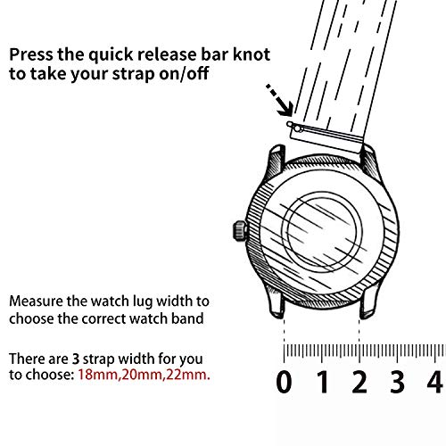Image of Fullmosa 20mm Quick Release Leather Watch Band for Garmin Samsung Galaxy | Strap for Garmin Vivoactive 6 /5,Venu Sq 2 /Sq,Galaxy Watch 7 /6 /5 40mm 44mm Women Men, Gradient Black&Silver Buckle