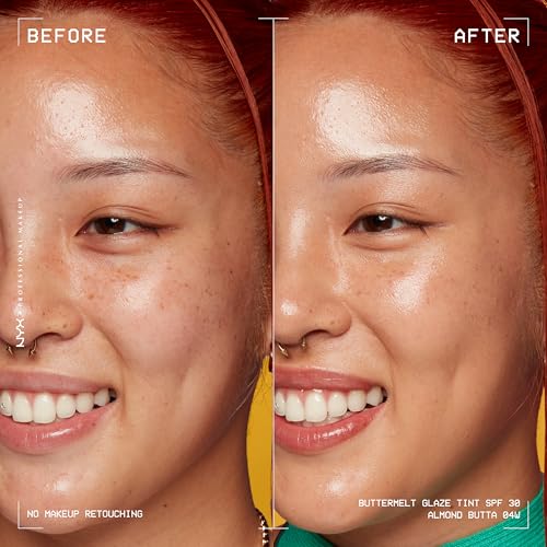 NYX PROFESSIONAL MAKEUP Buttermelt Glaze Soft Glow Skin Tint + SPF 30, Up To 12HR Wear, 04 Almond Butta - image 2