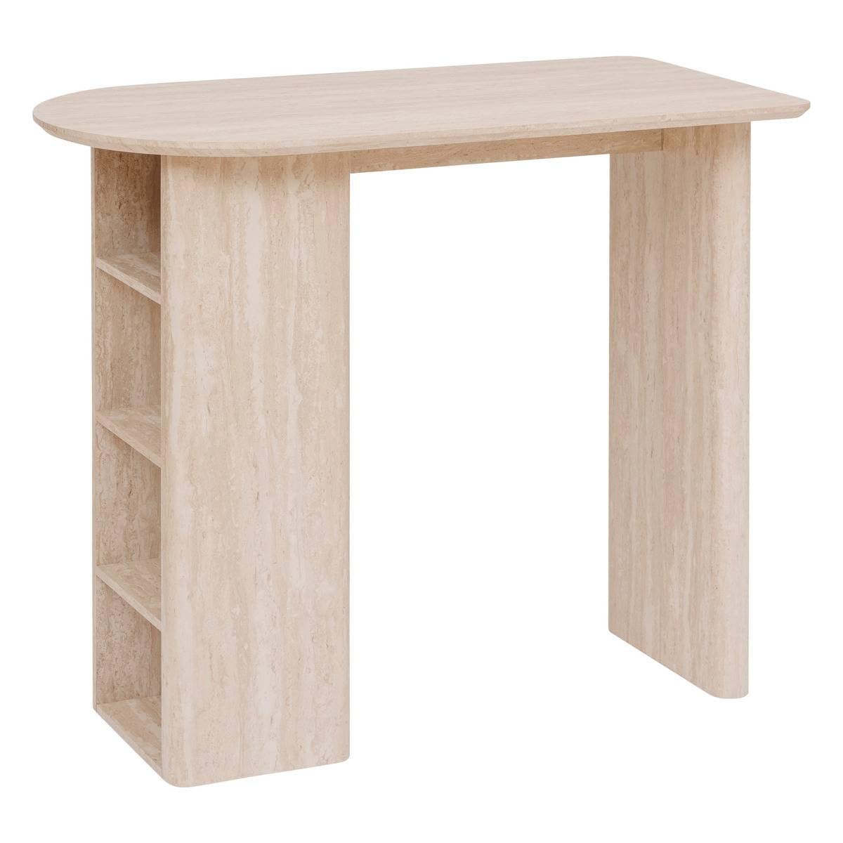 Atmosphera - Table de Bar Anaya Beige 120x60cm