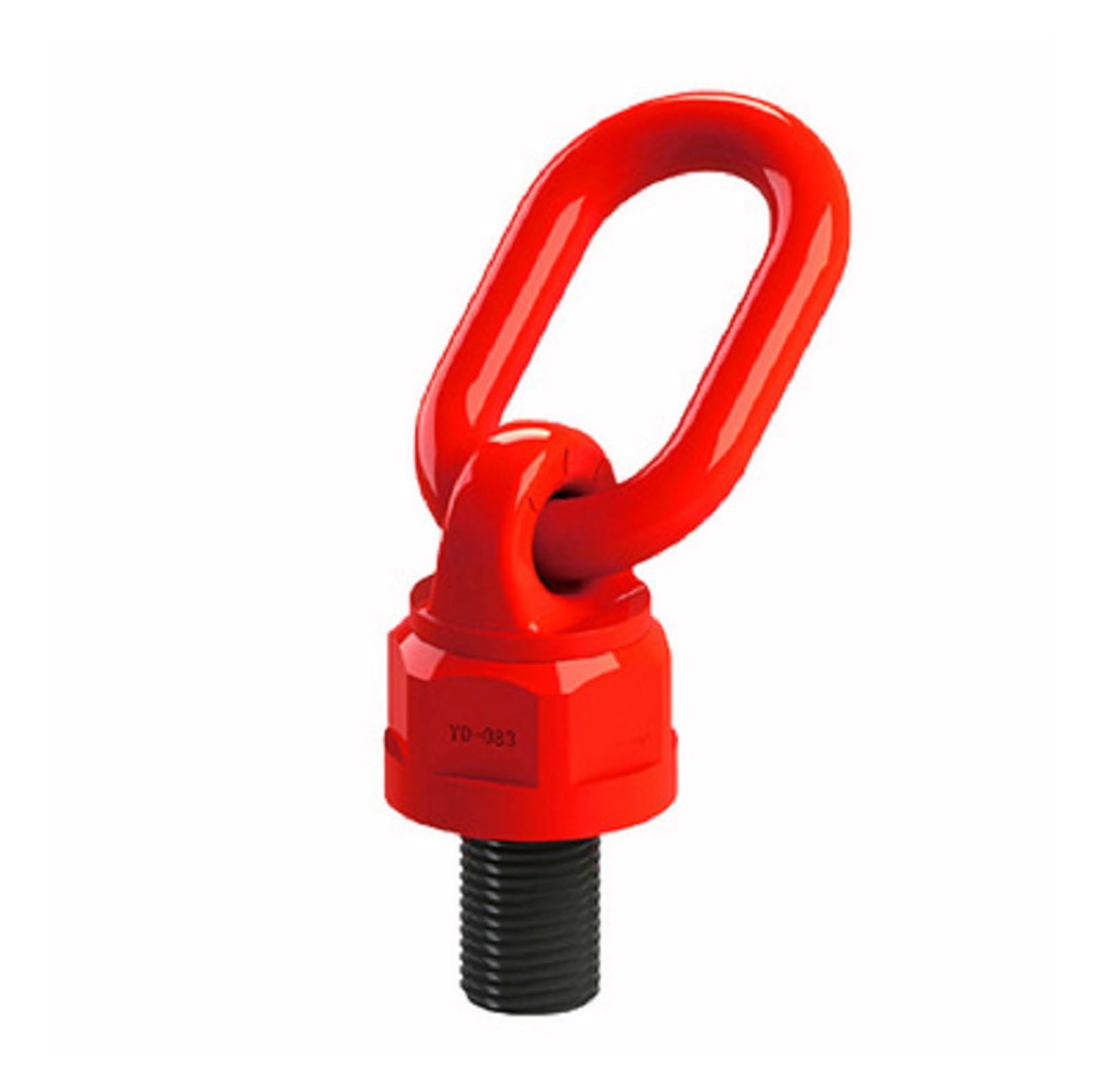 Sollevamento con puleggia, Bullone ad anello con punta a vite di sollevamento rotante universale G80 da 0,3T a 2,6T, fibbia metrica 42CrMo, giunto girevole a 360 gradi(M16X31.8MM 1.5-2.6T)