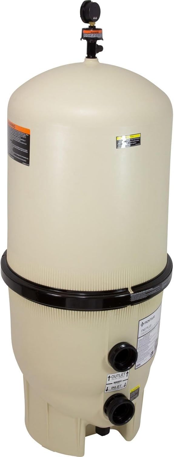 EC-180009-60 Sq. Ft. DE Pool Filter - Limited Warranty - Pentair